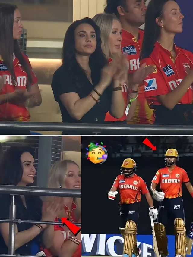 Preity zinta and Shreyas iyer did this heart winning gesture for prabsimran