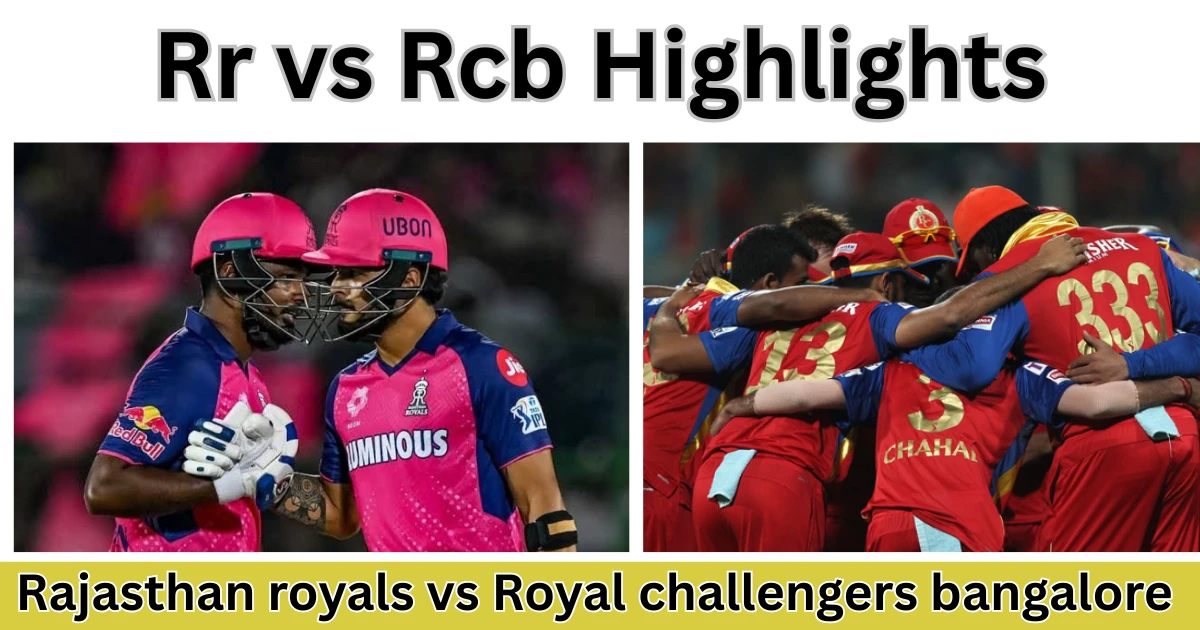 rajasthan royals vs royal challengers bengaluru